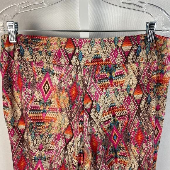 Lisette Montreal Bright Aztec Geometric Pants sz 12 - Picture 6 of 6